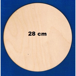SKLEJKA #3mm  Podkładka 28cm okrągła  , koło 28cm , kółko 28cm   baza 28cm ,